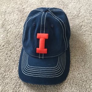 Never worn Illini baseball hat for women!